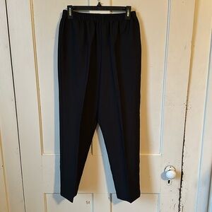 Alfred Dunner Black Trouser size 10